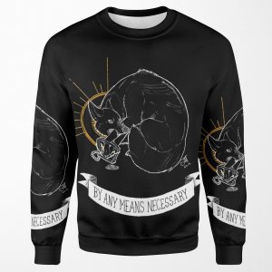 Trash Blessings By Any Means Necessary All-over-print Unisex Sweatshirt
