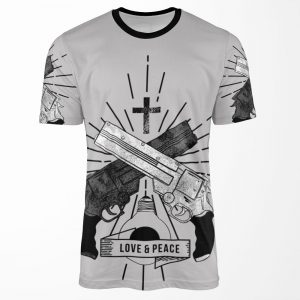 Trigun Love And Peace All-over-print T-shirt