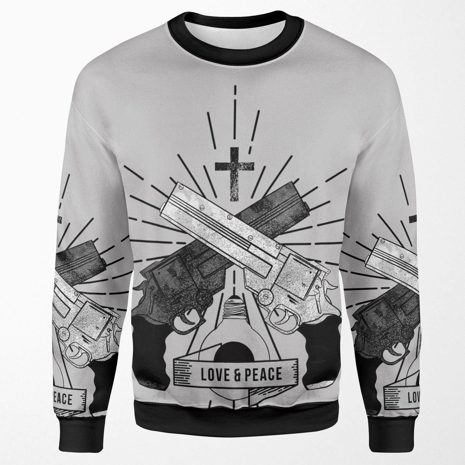 Trigun Love And Peace All-over-print Unisex Sweatshirt