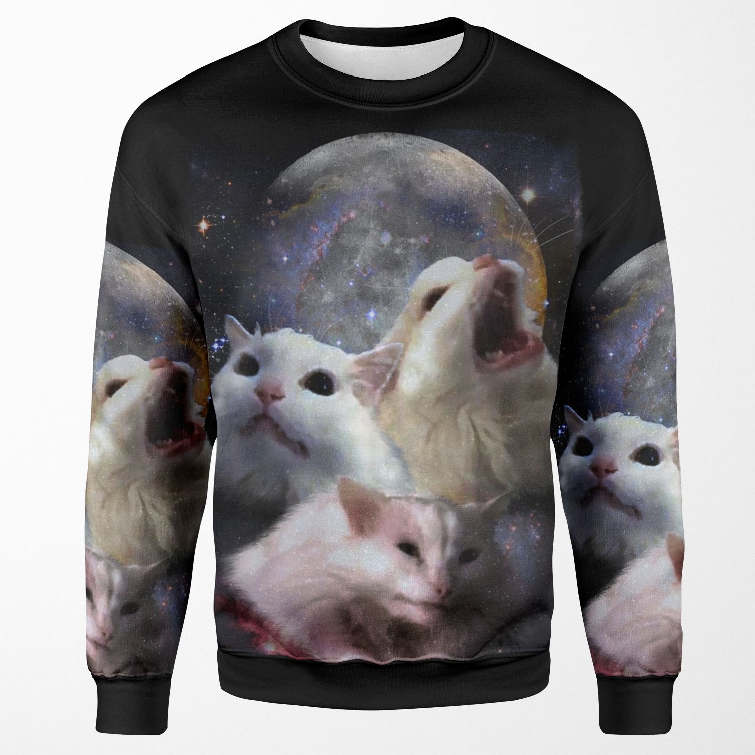 Triple Thurston Moon Cats All-over-print Unisex Sweatshirt