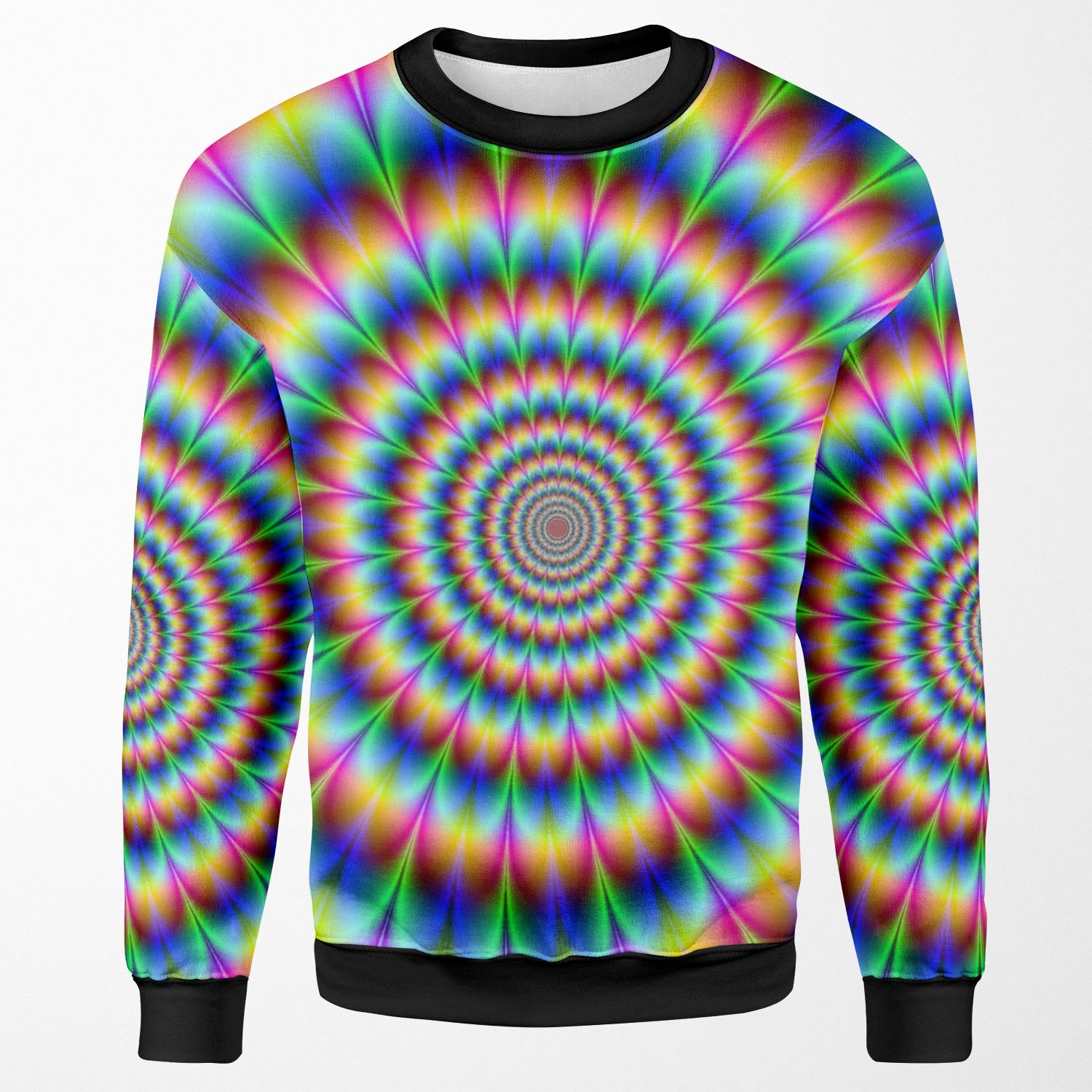 Trippy Stoner Op Art All-over-print Unisex Sweatshirt