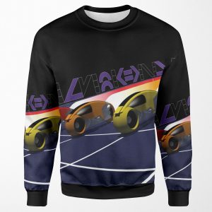 Tron Lightcycle Racing Grid All-over-print Unisex Sweatshirt