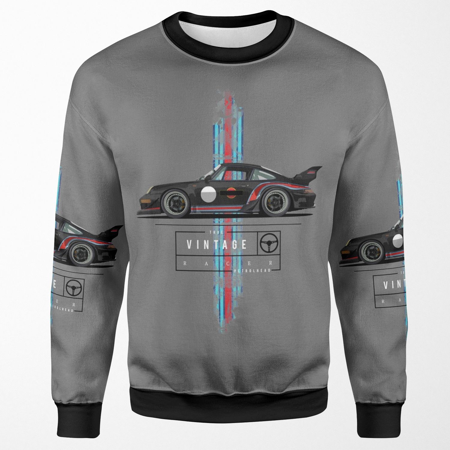 True Vintage Racer 2 All-over-print Unisex Sweatshirt