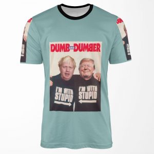 Trump And Boris Johnson Dumb And Dumber All-over-print T-shirt