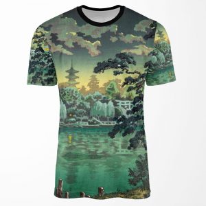 Tsuchiya Koitsu Ueno Shinobazu Pond All-over-print T-shirt