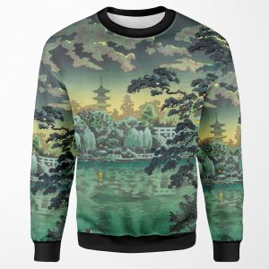 Tsuchiya Koitsu Ueno Shinobazu Pond All-over-print Unisex Sweatshirt