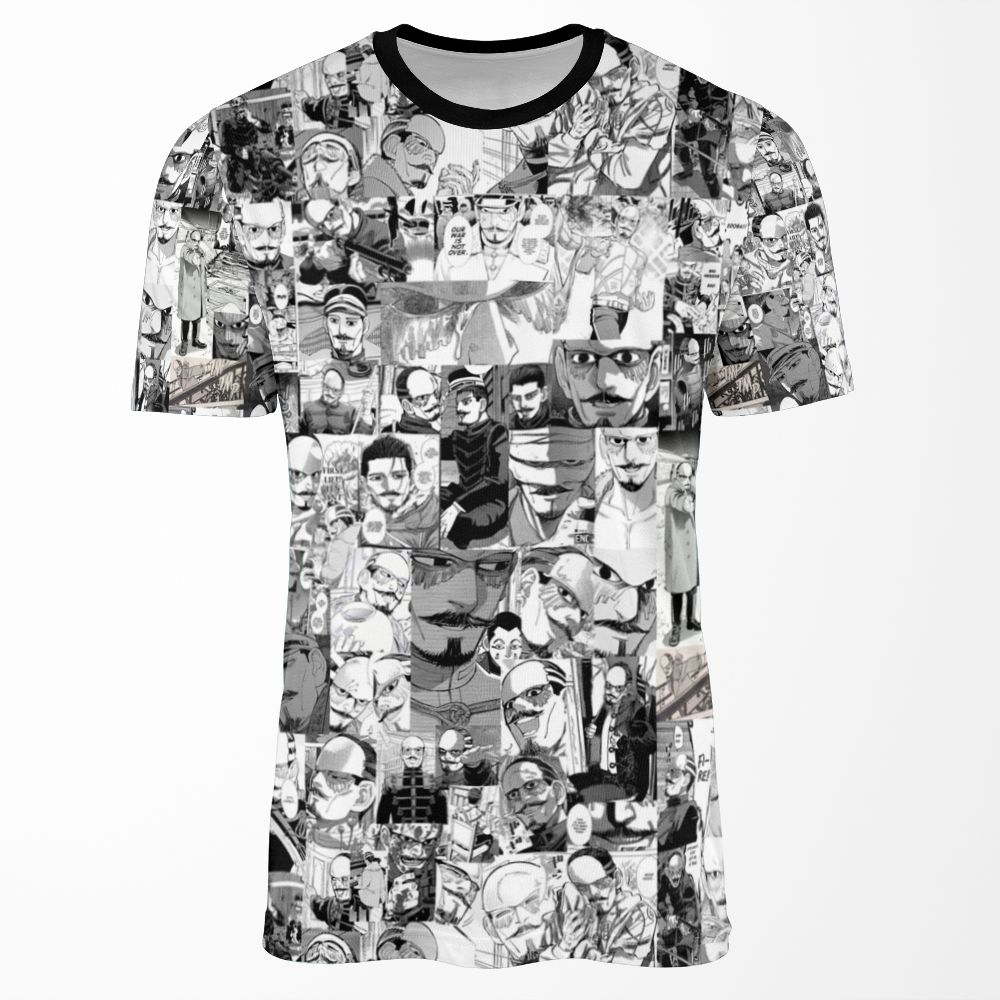 Tsurumi Manga Panel Heaven All-over-print T-shirt