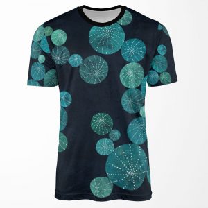 Turquoise Cactus Field All-over-print T-shirt