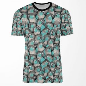 Turquoise Green Cheeked Conures All-over-print T-shirt