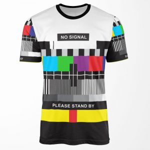 Tv No Signal All-over-print T-shirt