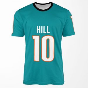 Tyreek Hill Dolphin Official All-over-print T-shirt