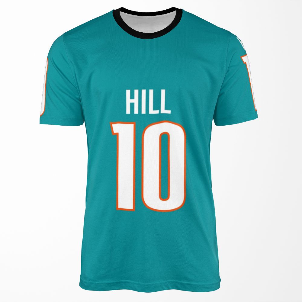Tyreek Hill Dolphin Official All-over-print T-shirt