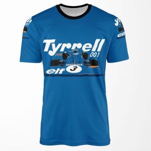 Tyrrell 001 1970 F1 Car All-over-print T-shirt