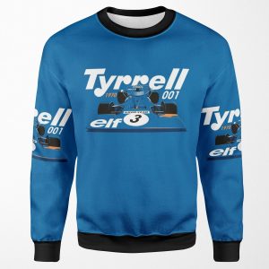 Tyrrell 001 1970 F1 Car All-over-print Unisex Sweatshirt