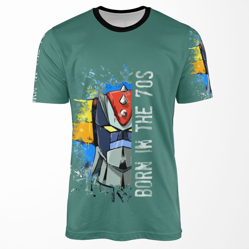 Ufo Robot Goldrake Born In The Seventies All-over-print T-shirt