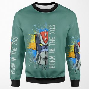 Ufo Robot Goldrake Born In The Seventies All-over-print Unisex Sweatshirt