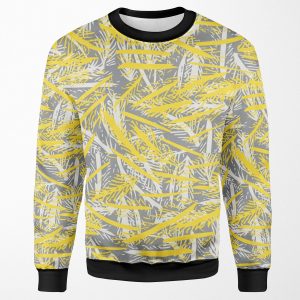 Ultimate Gray Illuminating And Cloud Dancer All-over-print Unisex Sweatshirt