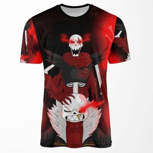 Underfell Bros Undertale Au All-over-print T-shirt