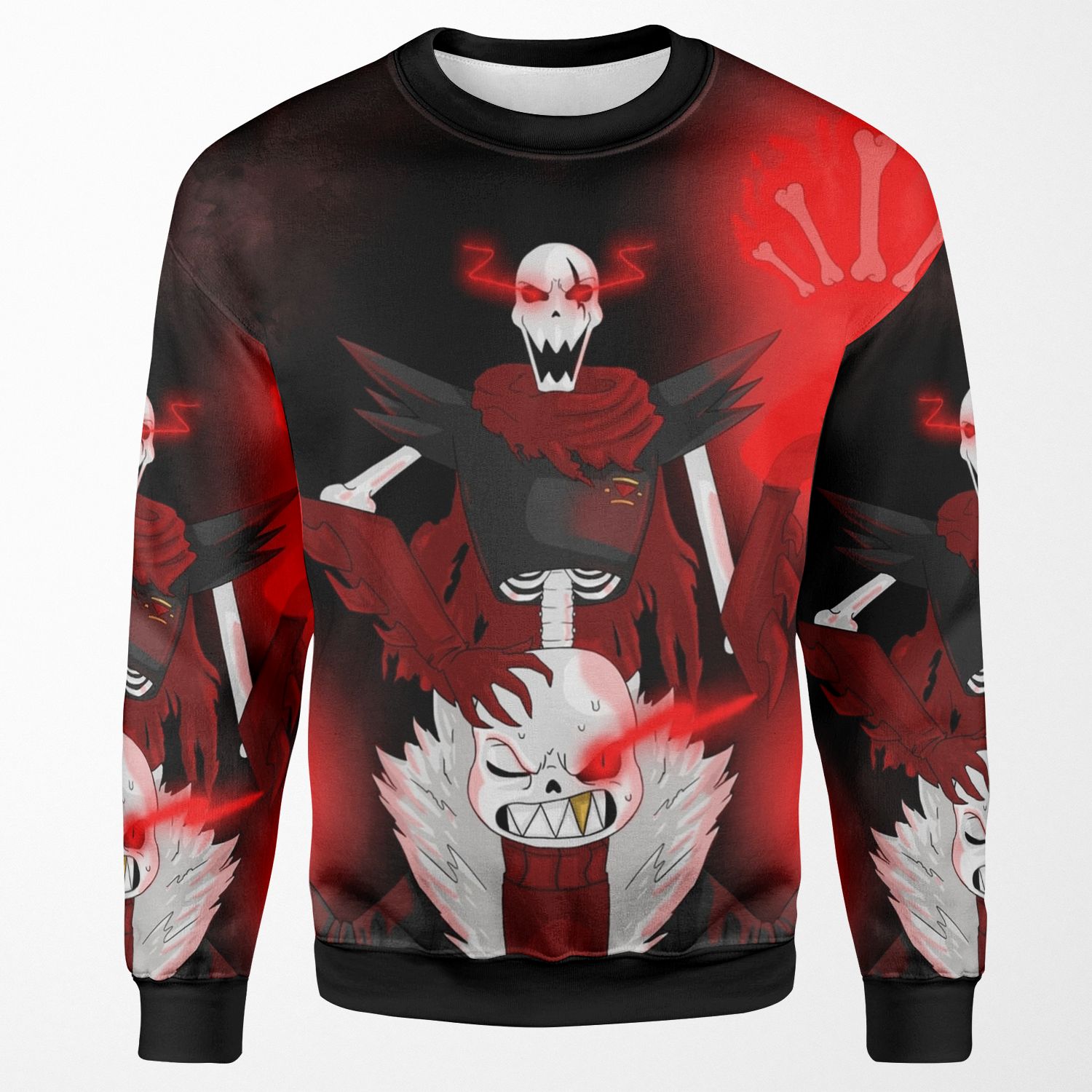Underfell Bros Undertale Au All-over-print Unisex Sweatshirt