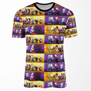 Undertale Au Sanses Good And Evil All-over-print T-shirt