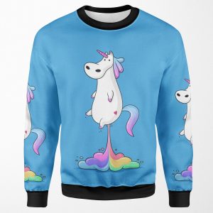 Unicorn Fart All-over-print Unisex Sweatshirt