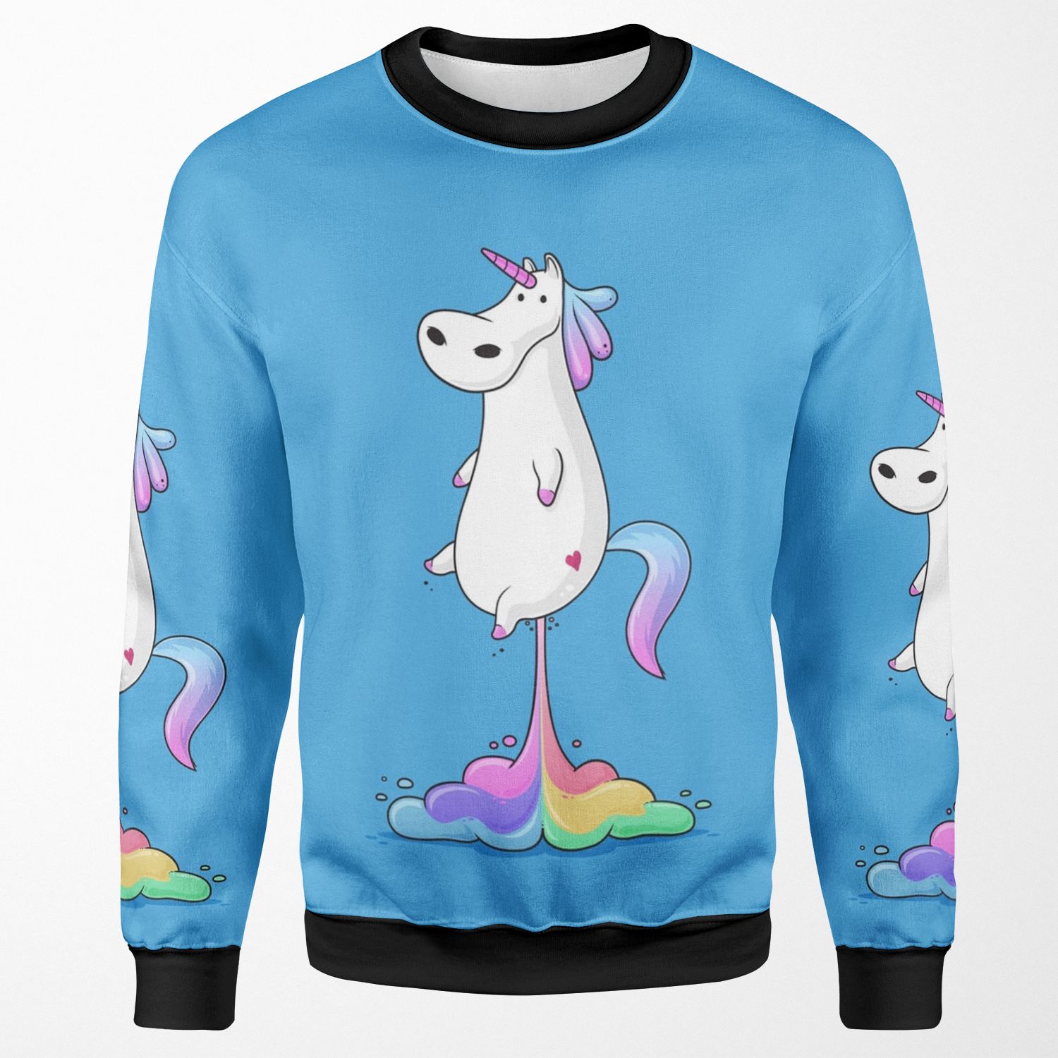 Unicorn Fart All-over-print Unisex Sweatshirt