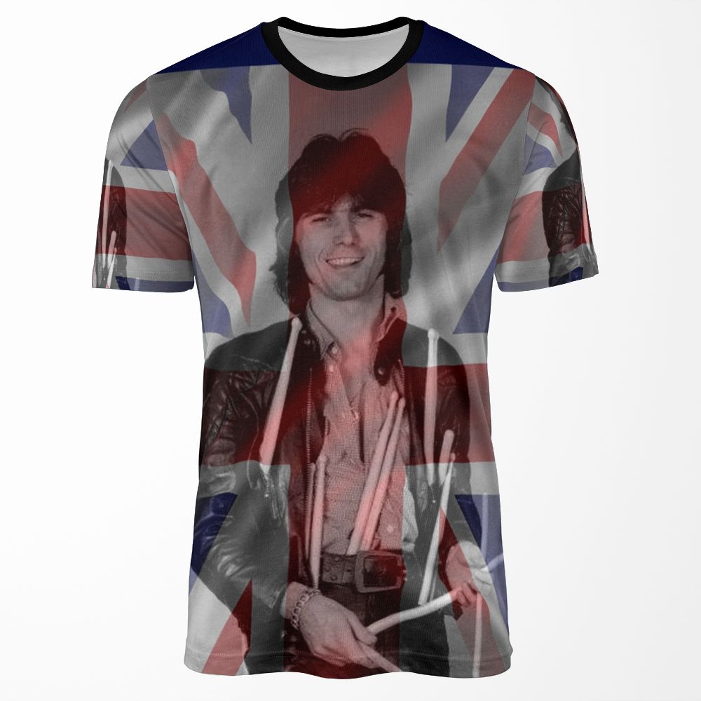 Union Jack Special Cozy Powell All-over-print T-shirt
