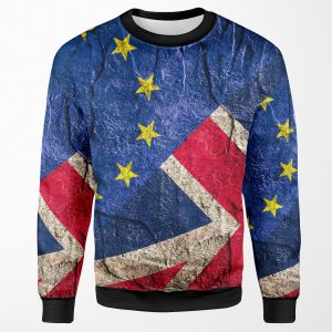 United Kingdom Eu Europe Flag Mix All-over-print Unisex Sweatshirt