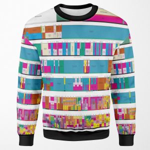 United States Frequency Allocations The Radio Spectrum All-over-print Unisex Sweatshirt
