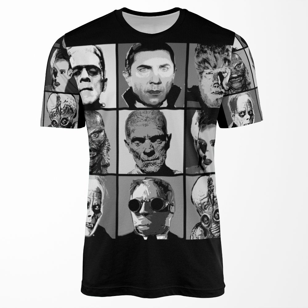 Universal Warhol Black And White All-over-print T-shirt