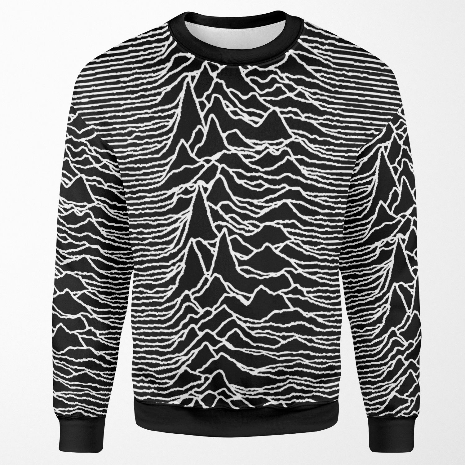 Unknown Pleasures All-over-print Unisex Sweatshirt