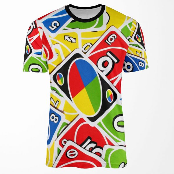 Uno Cards All-over-print T-shirt