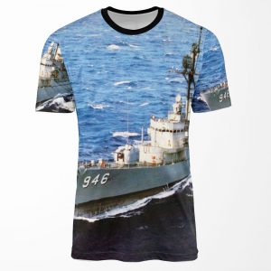 Uss Edson Dd 946 Ship S Store All-over-print T-shirt