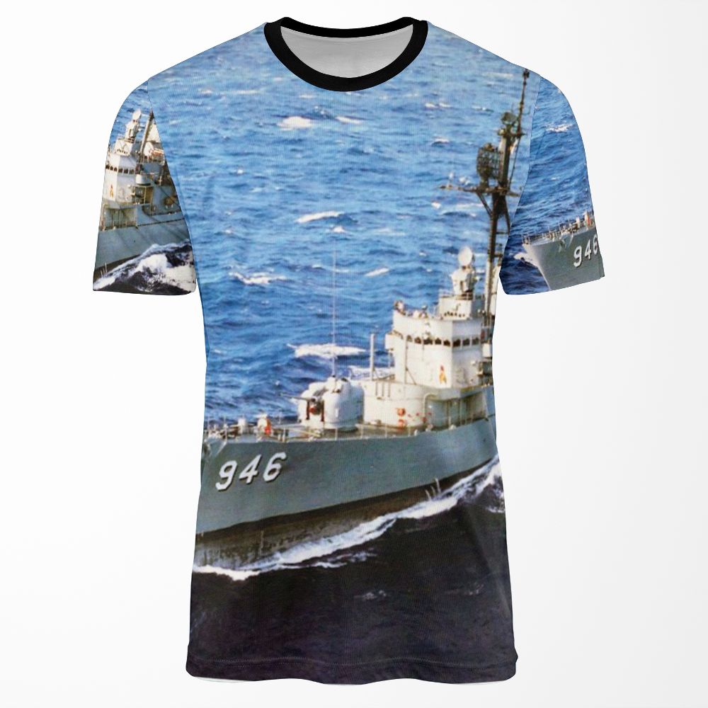 Uss Edson Dd 946 Ship S Store All-over-print T-shirt