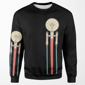 Uss Enterprise Star Trek All-over-print Unisex Sweatshirt