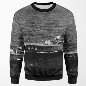 Uss Radford Dd 446 Ship S Store All-over-print Unisex Sweatshirt