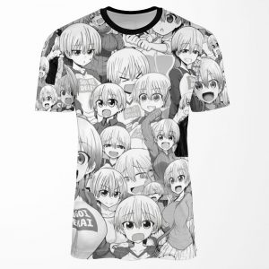 Uzaki Chan Collage All-over-print T-shirt