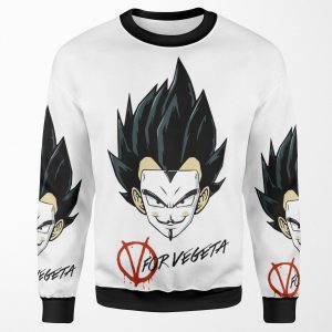 V For Vegeta All-over-print Unisex Sweatshirt