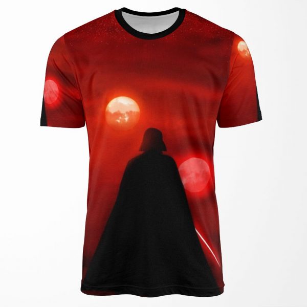 Vader Tatooine Binary Sunset All-over-print T-shirt