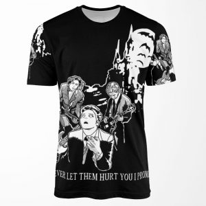 Vampires Will Never Hurt You Manga Style All-over-print T-shirt