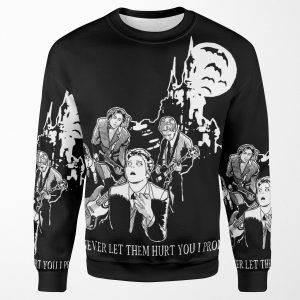 Vampires Will Never Hurt You Manga Style All-over-print Unisex Sweatshirt