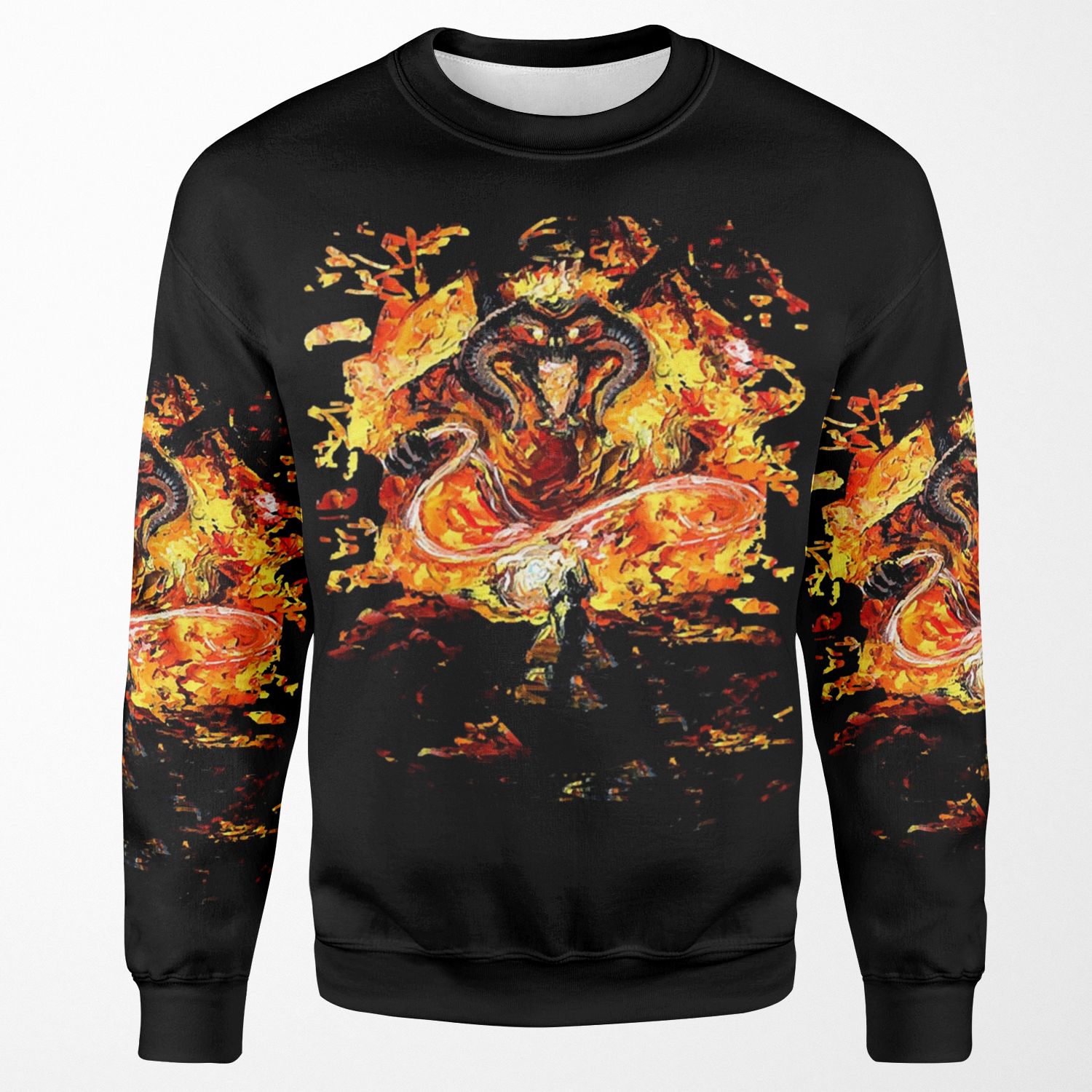 Van Gogh Never Passed Version 2 All-over-print Unisex Sweatshirt