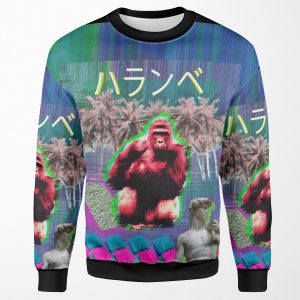 Vaporwave Harambe All-over-print Unisex Sweatshirt