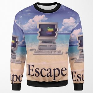 Vaporwave Macintosh All-over-print Unisex Sweatshirt