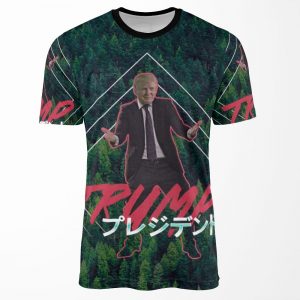 Vaporwave Trump All-over-print T-shirt