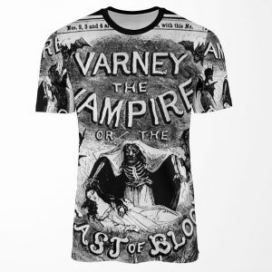 Varney The Vampire All-over-print T-shirt