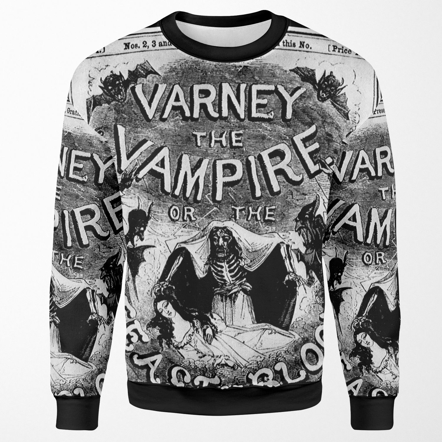 Varney The Vampire All-over-print Unisex Sweatshirt