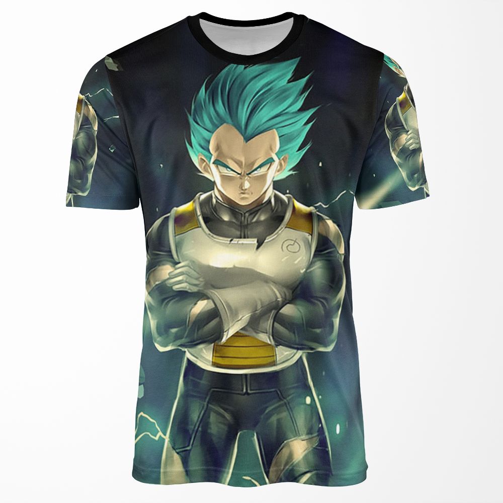 Vegeta Ssj Blue All-over-print T-shirt