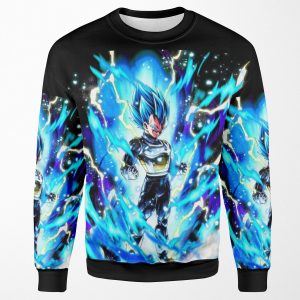 Vegeta Super Saiyan Blue All-over-print Unisex Sweatshirt