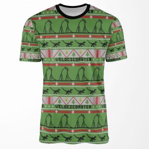 Velocicoaster Ugly Christmas Sweater All-over-print T-shirt